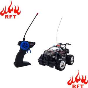 HENGJIAN MAINAN ANAK RC MOBIL BIGFOOT SUV REMOTE TEMBAK SKALA 1:24 SUV POLICE CAR SERIES SUARA SIRENE 689-656
