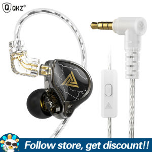 QKZ x HBB Earphones KOL Tuning Tone Professional Earphone Dynamic HIFI Bass IEM Headphone Sports Running Game Headsets Noise Cancelling Earbuds HD Resolution 2pin Detachable Monitors For Smartphones MP3 MP4 Players Tablet Laptops Computers