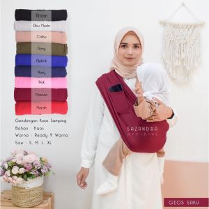 BABYHUII  Gendongan Bayi Kaos 2 IN 1 Lucu Premium Uk SMLXL