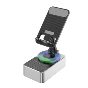 Bluetooth Audio Power Bank Bracket Speaker With Phone Stand 3-In-1 Foldable Cell Phone Stand Universal Mobile Phone Holder