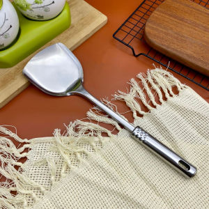 Spatula Centong FULL Stainless / cooking tools / Besar Katel Kuali Wok Wajan Kuat STAINLESS