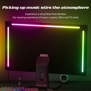 USB RGB Backlight Strip for Computer Monitors RGB Gaming Lights for Desk and Room Decor