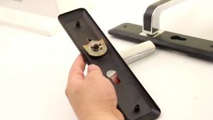 Door lock aluminum alloy mute european style master door bedroom lock door knob double lock【24 hours Delivery】COD