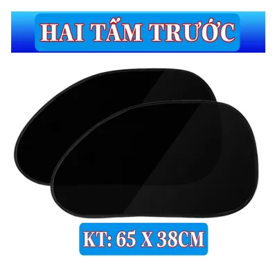 Tấm Che Chắn Nắng Thông Minh Tự Hít Hạn Chế 97% Tia UV Gắn Kính 4 Cửa Ô Tô Xe Hơi - Tự Dính Bằng Cao Su Non Tháo Lắp Dễ Dàng
