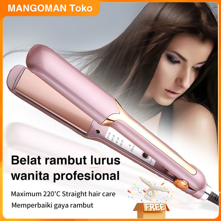 Catokan Original Catokan Rambut/Pelurus Rambut/catok lurus/Alat Pengeriting Rambut/catok lurus murah/catok lepek/Pengkeriting (Curly) /catok penglurus rambut/Hair Straightener Catok Rambut Lurus Curly Keriting 2in1 MG-459 Pelurus Rambut Rebonding Murah