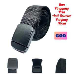 Ikat Pinggang Pria Ban Pinggan Pria Bahan Katun Polyster Anti Detector Murah