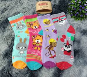 💟Socksy ถุงเท้าข้อกลาง ใส่ทำงาน ผู้หญิงผู้ชาย สินค้าคละสี 1แพ็คมี 12 คู่ ฟรีไซส์(37-45) เนื้อผ้าหนา ดี ผ้ายืดใส่สบายจ้า DC shop89