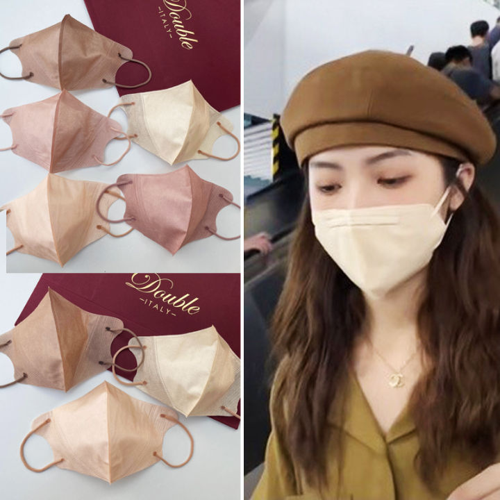 YINIDAO 50PCS 3D Face Mask Nanofiber Filter Face Mask KF94 Mask Medical