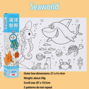 Kids Coloring Roll Painting Rolls Drawing Paper Childrens Graffiti Painting Scrolls Kids Painting Gift