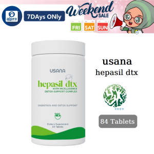 USANA Hepasil DTX 84 Tablets Exp 2026 Detox Liver Support Milk Thistle