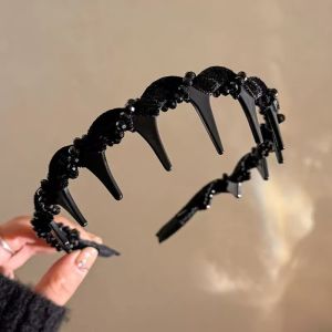 Băng Đô Thời Trang Nữ Sáng Bóng - Phụ Kiện Tóc Nâng Đỉnh Đầu 1 Giây - Kiểu Dáng Gợn Sóng