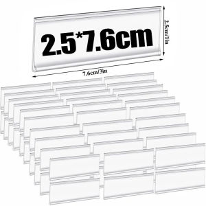 ที่ใส่ฉลากติดด้วยตนเอง Dzoey 60/10ชิ้นป้ายติดใสสำหรับจัดระเบียบเครื่องเขียนอุปกรณ์สำนักงาน