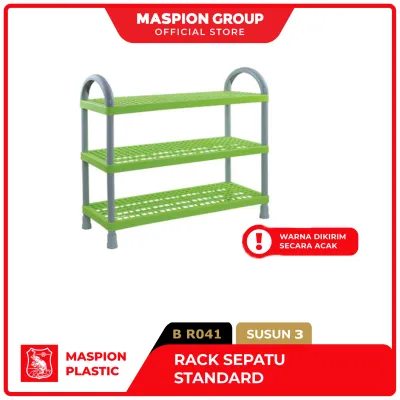 Maspion Plastic Rak Sepatu Plastik Susun 3