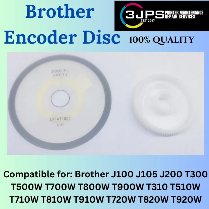 Brother Encoder Disc & Gear For Brother T310 T420 T510 T710 T720 T810 ...