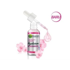 GARNIER Sakura Booster Serum 30ml / Serum Glowing Putih Merona