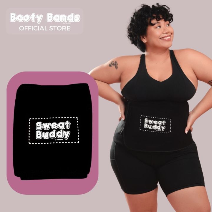 Sweat Buddy PLUS by Booty Bands PH PLUS SIZE Sweat Belt Waist Trimmer Waist Shaper Lazada PH