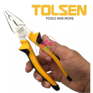 Kìm răng điện đa năng TOLSEN mũi vuông 6” - 10000 7” - 10001 8” - 10002