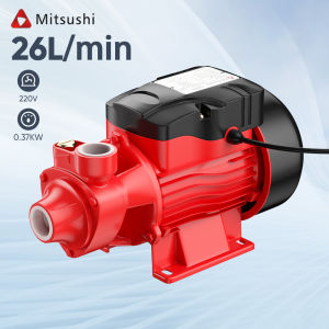 Mitsushi Electric Water Pump Motor 220V 26L/min Booster Pump Heavy Duty Jet Pump for Booster Water Supply