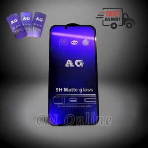 Blue Ray Matte Tempered Glass For iPhone 17 16 15 14 13 12 11 Pro Max Air Plus X XR XS MAX Anti Fingerprint Screen Protector