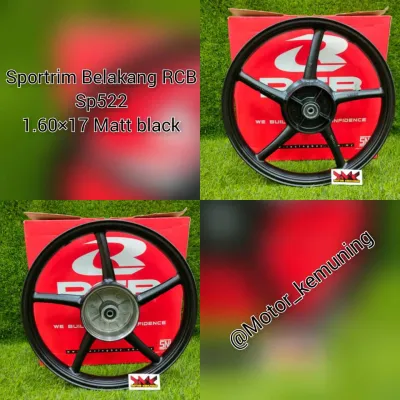 RCB SPORT RIM SP522 1.60 x 17 REAR ONLY RIM BELAKANG sahaja 135LC/SRL110/115Z Drum RACINGBOY