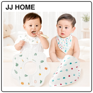 【JJ HOME】 【十月结晶|TEN-M JOURNEY|OCTOBER CRYSTAL】 Baby Drool Bibs | Disposable 20PCS & Reusable 3PCS