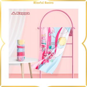 【Upgrade Your Style】 Blissful KAPPA Kids Beach Swim Towels Quick-drying Cloth Bath 120*60cm