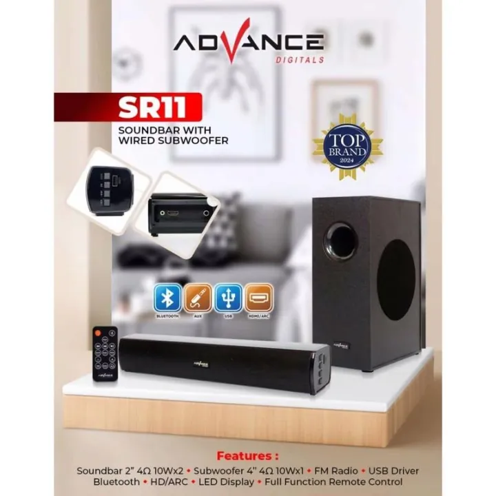 Speaker Advance Sr-11 Soundbar Dan Subwoofer Bluetooth Speaker ...