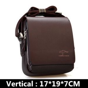 New Mens Messenger Bag Vintage PU Leather Shoulder Bag Handsome Crossbody Handbag
