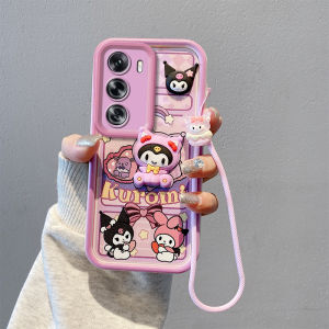 LIFEBELLE for OPPO Reno12 Pro Reno12 F Reno12 Reno11 F Reno10 Pro Reno8 Z Reno8 T Reno7 Z Reno6 Reno5 5G Reno 4 F11 F9 F11 Pro F9 PRO Coverwith Hand rope+New Creative 3D Cartoon Pattern Soft Silicone Shockproof Phone Case