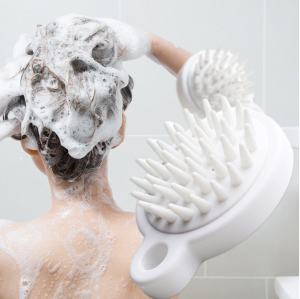 Lược gội đầu Muji xuất Nhật bằng silicon mát xa da đầu sạch gàu giảm rụng kích thích mọc tóc làm sạch da đầu GD728-LuocMuji