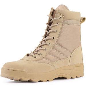 SWAT.Fashion ultralight boots desert jungle boots outdoor safety sneakers tactical boots Combat shoes outdoor combat shoes Martin boots casual anti-slip wear-resistant forest desert combat shoes safety combat shoes hiking shoes