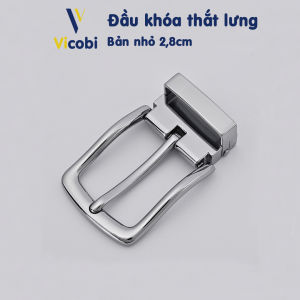 Đầu khóa thắt lưng bản nhỏ 28cm Vicobi K1 mặt dây lưng loại xỏ kim