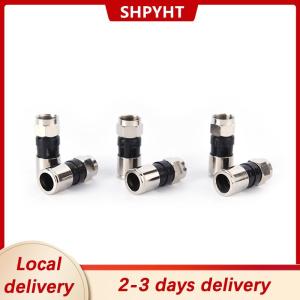 [COD] SHPYHT Local delivery Ship within 24 hours 10 pcs RG6 F Type Compression 2.7cm high quality Snap Seal Plug Connector