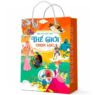 Combo 3 Túi 24 Sách Truyện Cổ Tích Thế Giới - Cổ Tích Việt Nam - Truyện Tranh Thiếu Nhi Chọn Lọc Song Ngữ Anh Việt Có File Nghe Cho Trẻ Em
