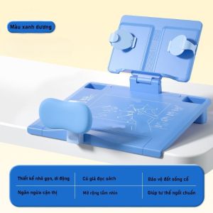Mặt Bàn Học Chống Gù Chống Cận Cho Bé - Nghiêng 12° Tự Điều Chỉnh Tư Thế Ngồi Cho Trẻ Từ 5-12 Tuổi.