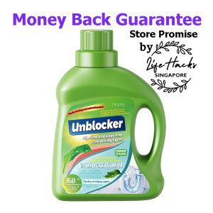 UnClog Guaranteed! Power Drain Pipe Cleaner. Dissolves Blocked Pipes & Deodorizes 500ml