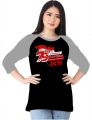 Kaos Atasan Wanita lengan 3/4/ Kaos raglan Wanita Dirgahayu ke79 / Kaos Cewek/ Kaos Oblong/ Baju Kaos Tshirt/ Tshirt wanita/ Tshirt cewek. 