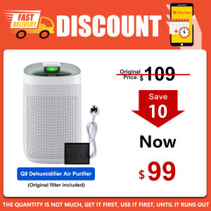 Hysure Q9 Dehumidifier Air Purifier Auto-shutoff Easy Operation Air Purifier Dehumidifier 2 in 1 Energy-saving