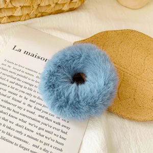 ยางรัดผมโดนัท ยางรัดผมโดนัท ทูโทน สลับสี ยางรัดผมผ้ากำมะหยี่ ผ้านุ่ม เชือกผมสำหรับผู้หญิง เครื่องประดับผมฤดูใบไม้ร่วงและฤดูหนาว MIMOON