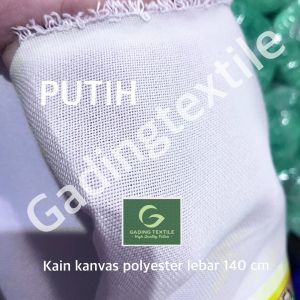 ( per 1 roll ) kain KANVAS POLYESTER canvas PE warna hitam biru navy putih lebar 140 cm bahan diy tas totebag tote goodie bag souvenir pouch sepatu dekorasi dekor kerajinan tangan craft tirai hordeng gorden piknik printing sublime sublim