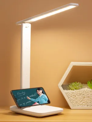 Đèn led để bàn học có đế kệ điện thoại