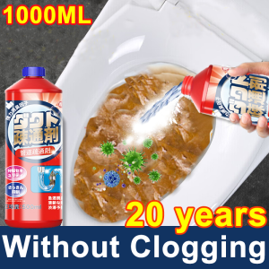 1000ML 🔥 Sink and Drain Cleaner Clog Remover for Drain Pipe Quick Dredge Liquid for Clogged sinks Clogged Bathroom Toilets Bowl Clogged Kitchen Sinks Clogged Drain Cleaner Sink Cleaner Pipe Dredging Agent Toilet Clog Remover Powerful Clog Remover