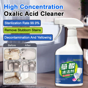 Oxalic Acid Cleaner Multi Purpose Cleaner Powerful Descaling Stain Remover Toilet Bowl Cleaner Bathroom Tile Cleaner Floor Cleaner Rust Scale Remover Household Cleaning Solution