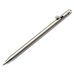 Pocket Pen Mini Pen Titanium Ballpoint Pen Portable Keychain Pen Outdoor Tool Pen Gift for Men and Women