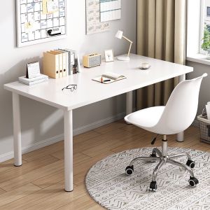Bàn Học Cố Định Ngồi Ghế Dùng Cho Học Sinh Sinh Viên Để Máy Tính Làm Việc Bàn Chân Sắt Trắng Bền Đẹp