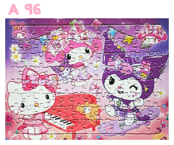 Puzzle De Construction Sanrio 396 Pièces - Hello Kitty, Kuromi, My Melody