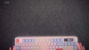 FreeWOLF M96 Wireless Keyboard    96-Keys PBT    Dual-Mode 2.4G/BT    RGB Lighting    Volume Knob    2000mAh Battery