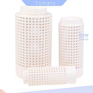 Tumato 1Pcs White Plastic Earthworm Compost Bin With Holes And Lid Suitable For Garden Courtyard Outdoor Compost Bin