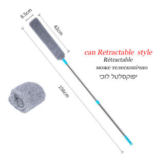 61inch Long Handle Gap Cleaning Brush for Sofa Gap Flexible Dust Cleaner Detachable Mop for Under Furniture Household Cleaning
