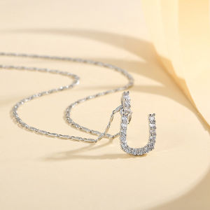 Y902[COD✔]Kalung Wanita Titanium Lapis Perak 18k Model Inisial Nama / LIontin Huruf